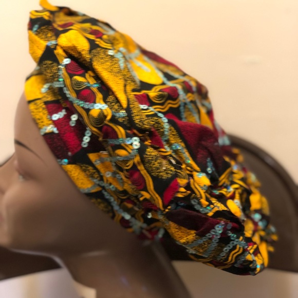 Elegant African Print Dress - Picture 3 of 6